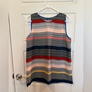 Vince Camuto Striped Sleeveless Top, Size M